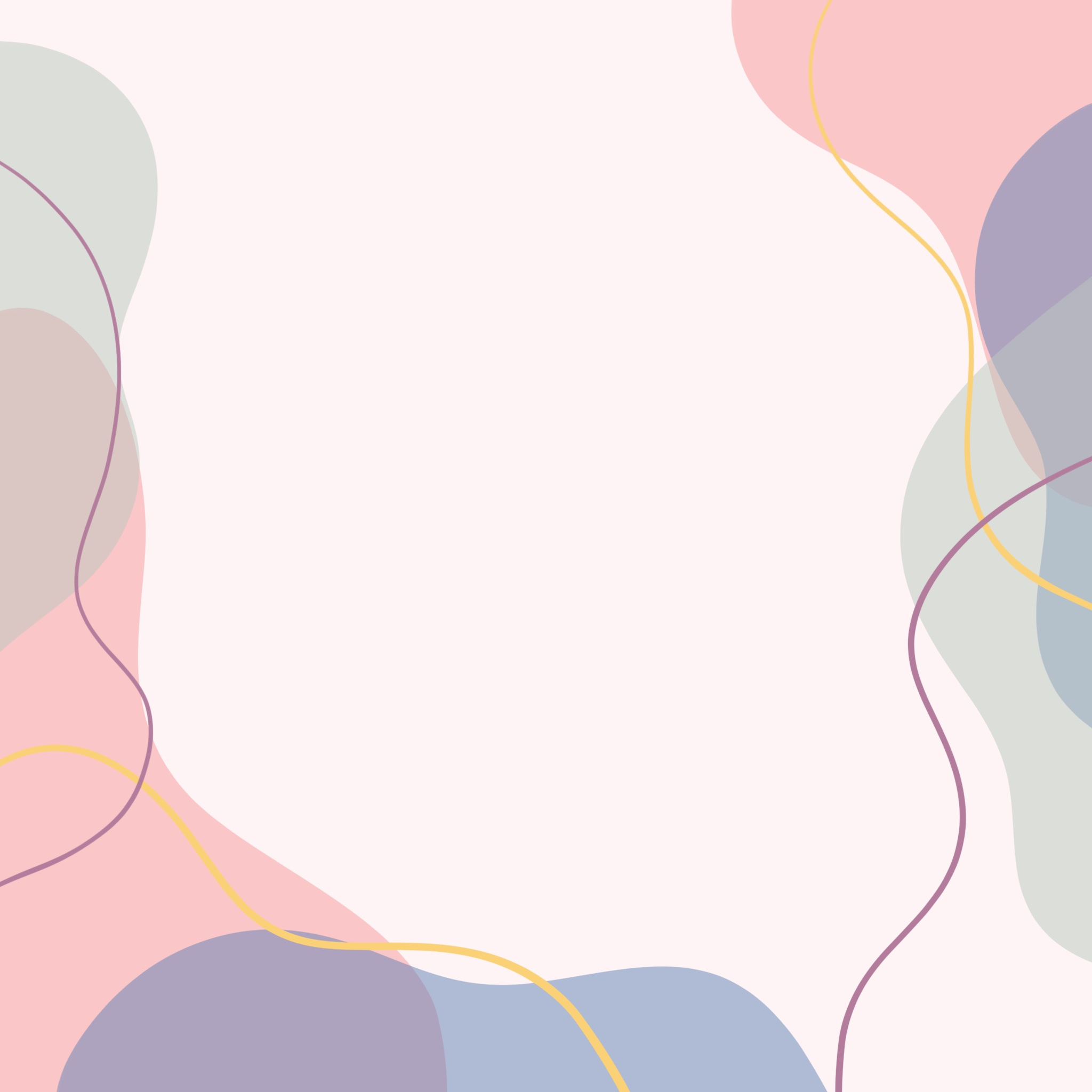 Abstract Organic Shape Wallpaper